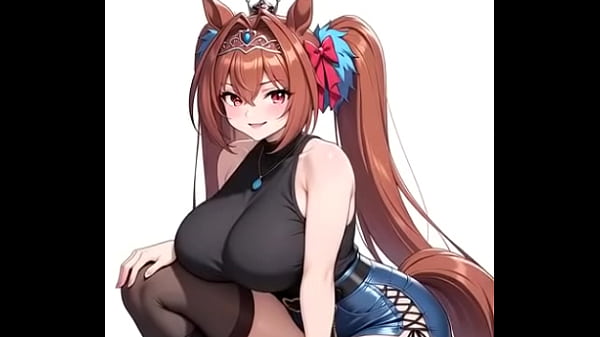 La chica caballo "Daiwa Scarlet" bailando en anime "Umamusume: Pretty Derby" 