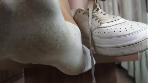 Princess Kirstin Orders You To Smell And Sniff Her Sweaty, Worn Socks. She Presses The Dirty Socks In Your Face And Orders You To Inhale The Smell. thumbnail