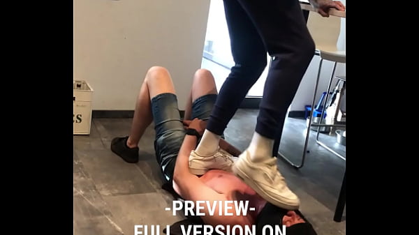 Trampling and jumping without mercy on the human doormat 