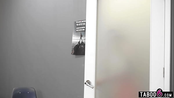 College teen Angel Youngs walked in_on stuck under desk MILF teacher