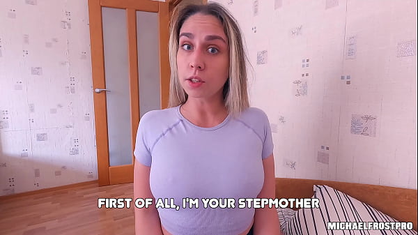 Stepmother And Stepson From The Very Beginning Knew Where He Was Going To Cum - Red On thumbnail