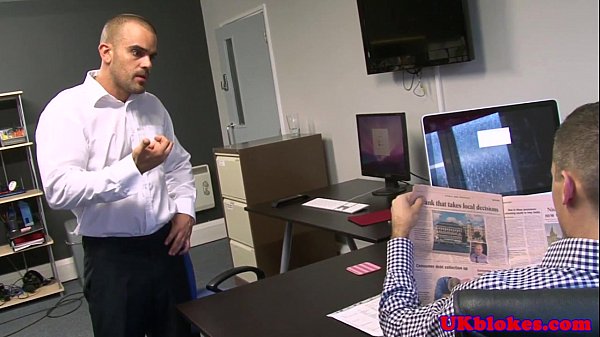 Play MP4 - English office studs fuck and masturbate