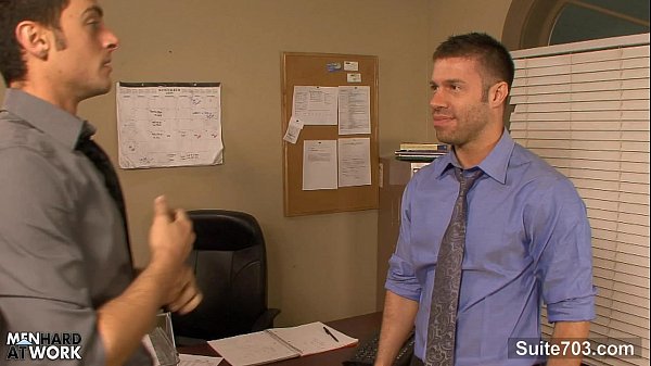 Play MP4 - Excited office gays banging at work