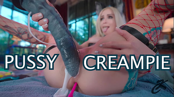 Wet Pussy Creampie With Dragon Dildo thumbnail