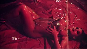 Ms Red X Loves to be Glazed Strip Tease