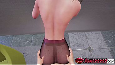 Hot housewife matsumoto hentai thighjob in nylon teasing tight ass doggystyle anal & missionary on a floor finished with cum inside tight pussy a lot of sperm in honey select 2 