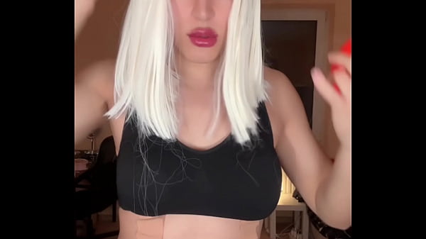 Play MP4 - Full Feminization and Tucking Teen Sissy Crossdresser