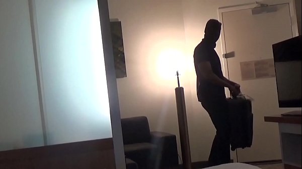 visit FreshNewFaces.club ~ Cute Ebony VS. Perverted Camera-man and Masked