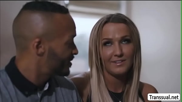 TS Kayleigh loves sucking dudes black cock