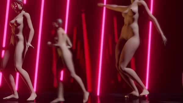 Naked Ladies In Laser Dance thumbnail