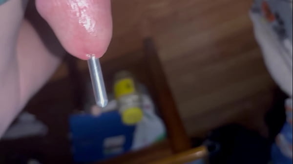 Cumming after sounding 