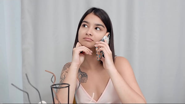 Lonely_brunetteenjoys_a toy