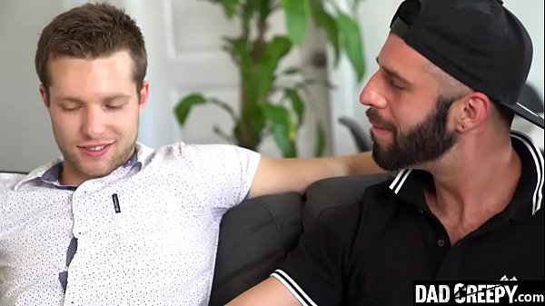 step Daddy Helps his to Prepare a Gay Fuck 