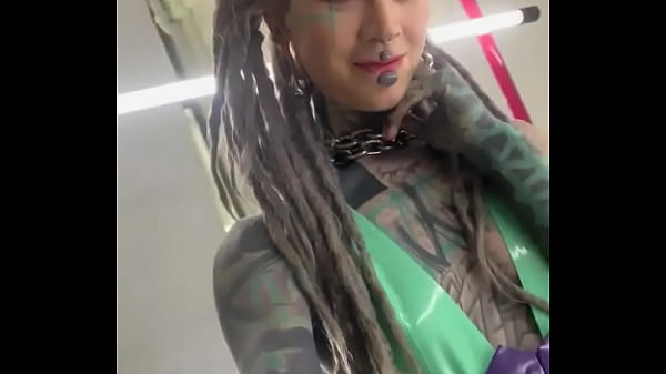 Bts with latex unconfined what's your favorite latex look #behindthescenes #inked #inkedwoman #tattoojourney #ps 