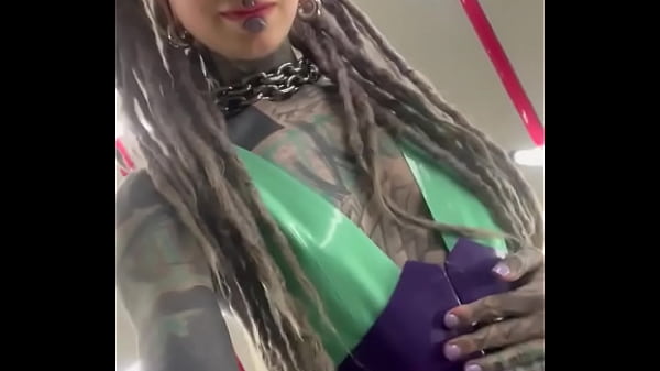 Bts with latex unconfined what's your favorite latex look #behindthescenes #inked #inkedwoman #tattoojourney #ps 