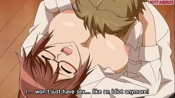 Hentai hot glasses girl being submissive 