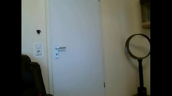 Webcam m. in Tight Black and WhitePants