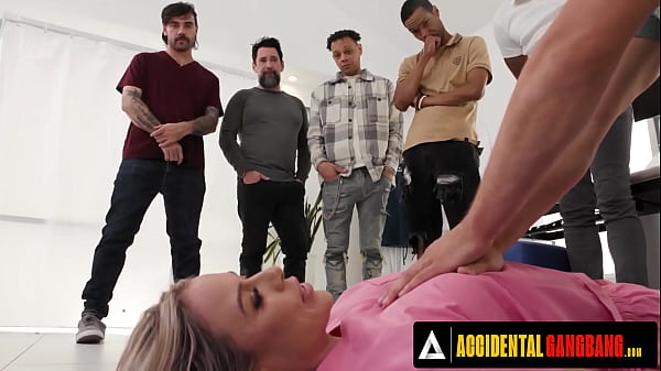 ACCIDENTAL GANGBANG Hot_Nurse Summer Vixen Gets_Gangbanged During First_Aid Training
