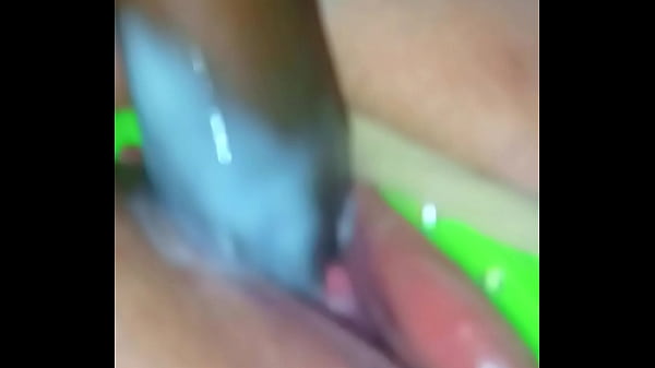 Resaboo strupper panties gets wet and sloppy with cum from BBC 