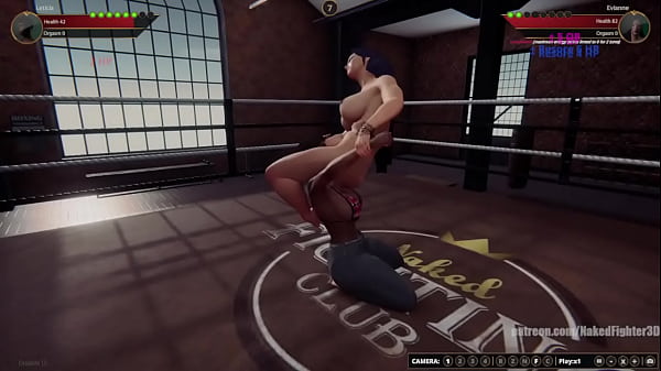 Leticia vs evianne nf3d lesbian sexual combat ring 