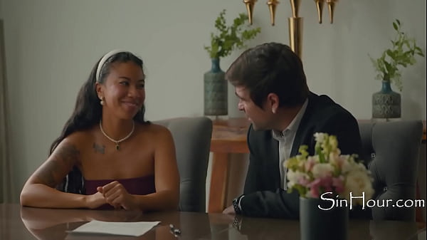 Newly wed couple put on a show for their witnesses 