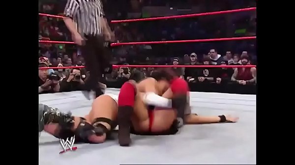 Mickie James and Trish Stratus vs_Candice_Michelleand Victoria Tag Team match Raw2005