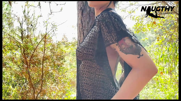 Beautiful elf masturbating in the forest 