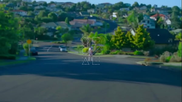 Robot and three women run around 