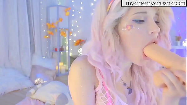 Play MP4 - cherry crush - Masturbating my hot pussy with glass toy   buttplug