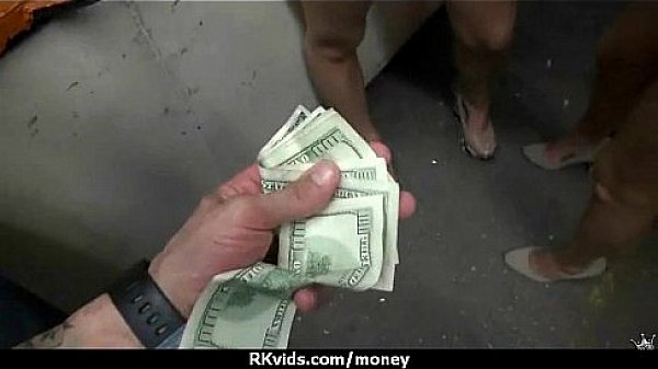Stunning euro teen gets talked in to giving a blowjob for cash 30 