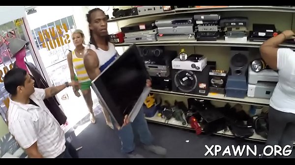 Astonishing littlebimbo is makinga reality sex video in_shop