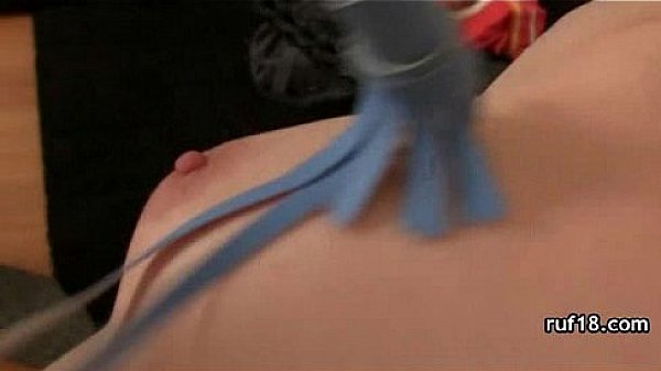 Horny teen enjoys hard cock 