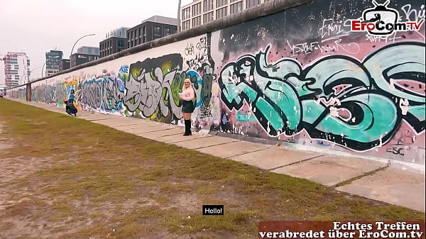 Riskantes öffentliches echtesSextreffen auf_der Straße mit_deutscher molliger teen_schlampe