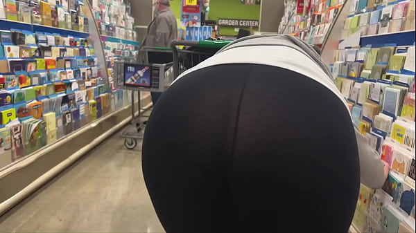 Mom at_Walmart_Fat Ass_See Through Wedgie