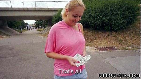 Big boobs babe Paris Sweet outdoor sex by stranger dude 