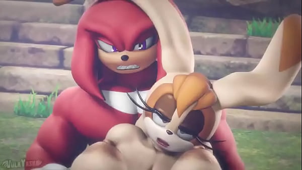Vanilla la coneja follando con knuckles 