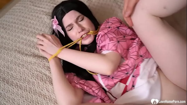 Nezuko loves getting her pussy fucked without mercy