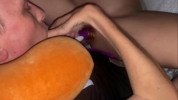 1 remote control her with my fingers and toys 