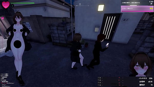 【プレイ動画001】インターホンを押して家の人が出てくるまで全裸で待機！ 