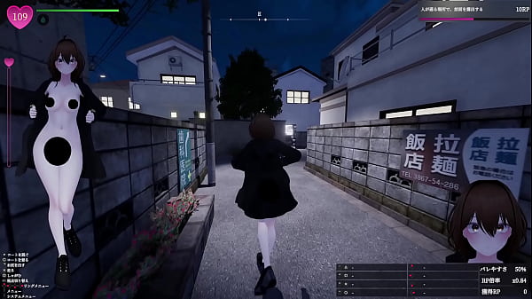 【プレイ動画001】インターホンを押して家の人が出てくるまで全裸で待機！ 