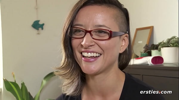 Ersties Cute Brunette BabeFingersHer Shaved Pussy