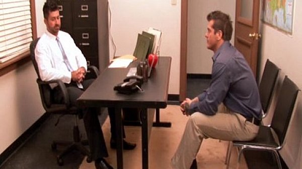 Hot gays Berke and Parker fuck in the office only on Suite703 