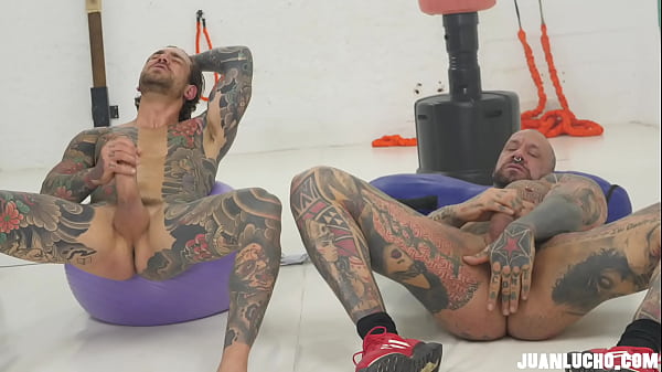 Machos Side By Side Masturbation thumbnail