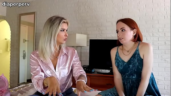 Goddess Brandon Teaches Lizzy Lamb To Change Your Messy Diaper thumbnail