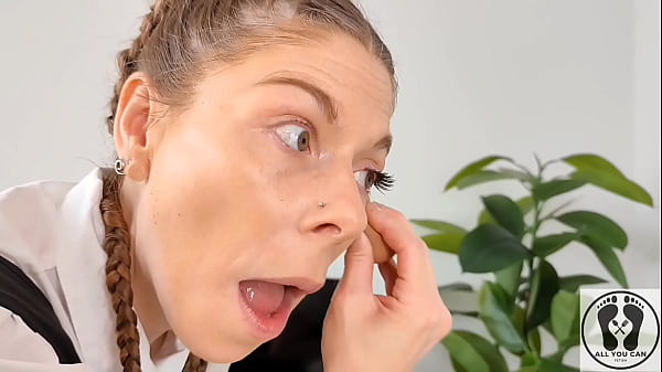 Godess milf in school uniform showering and masturbates 