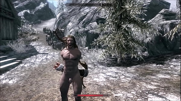 Muscular man has sex with a long haired gothic queen in a fantasy realm 