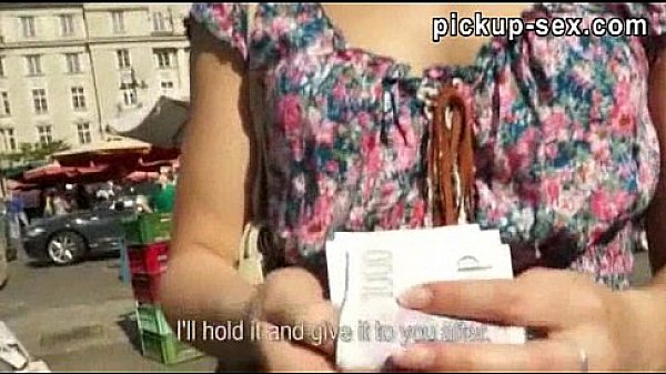 Eurobabe Catherine banged and facial in public market 