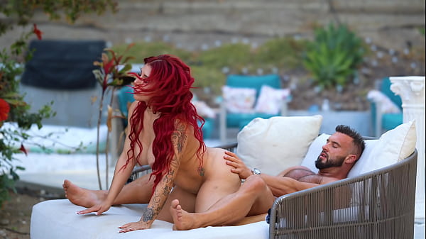 Red Head Babe Alexa Taylor Enjoying My Big Cock thumbnail