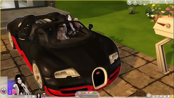 Le da duro por detr&aacute;s al aire libre sims 4 