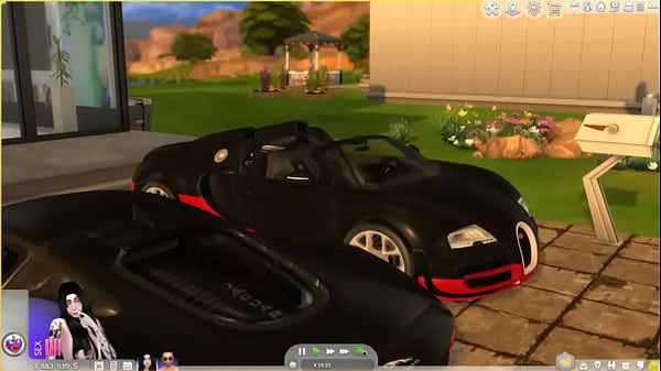 Le da duro por detr&aacute;s al aire libre sims 4 